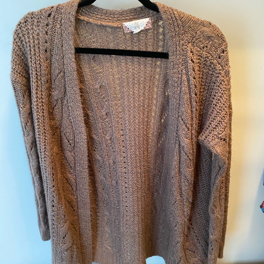 Cozy open cardigan
